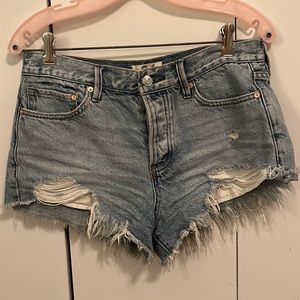 Free People jean shorts